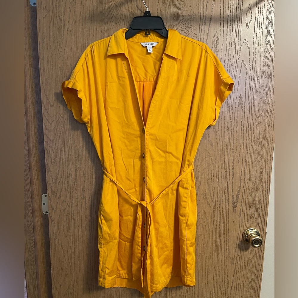 Nine West Sunny Yellow Blouse